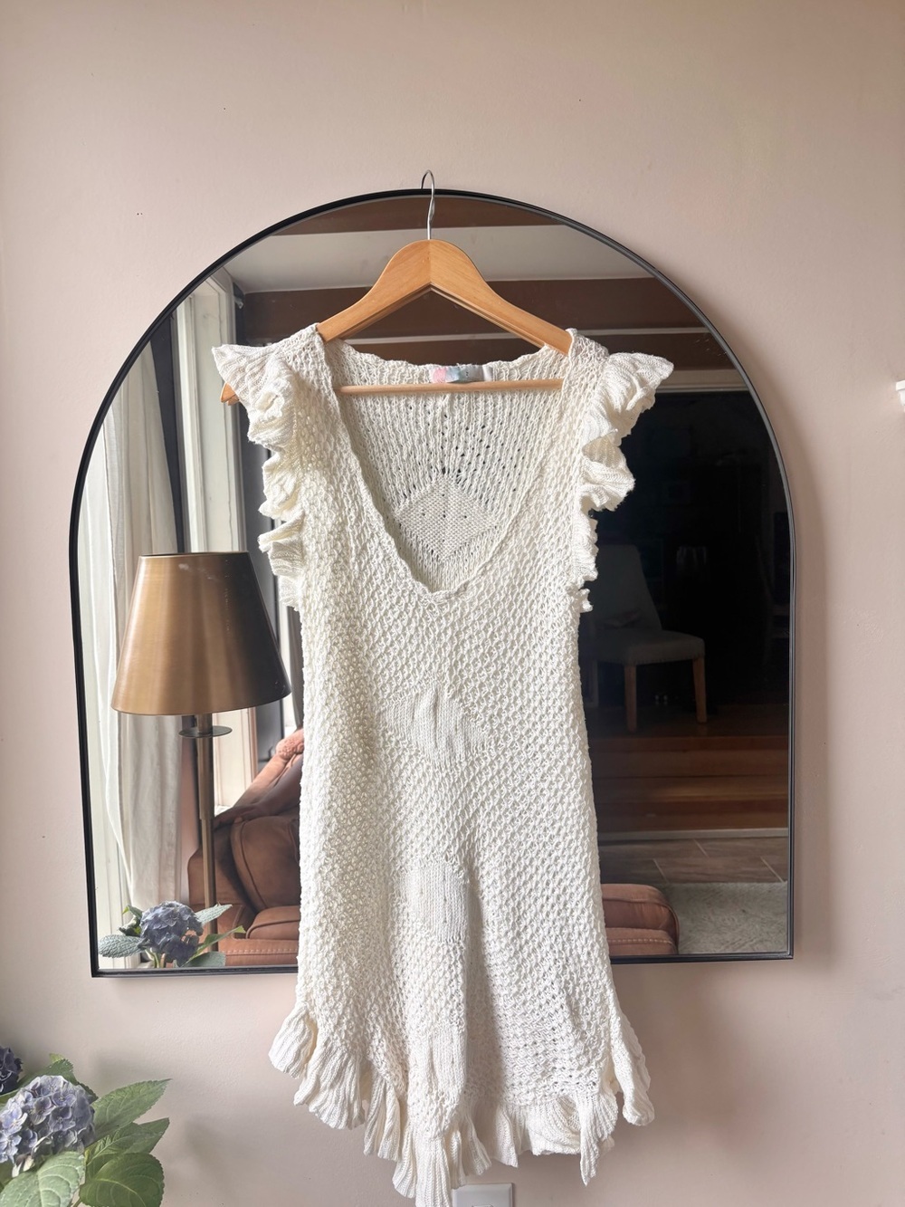 FREE PEOPLE | Mykonos Sweater Mini Dress| size small - Picture 3 of 6